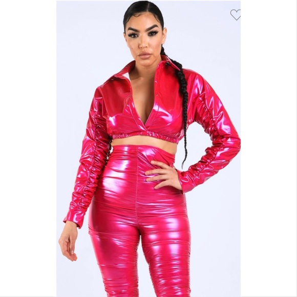 🌺 Pearl Latex Ruched Set 🌺 - Picture 3 of 3